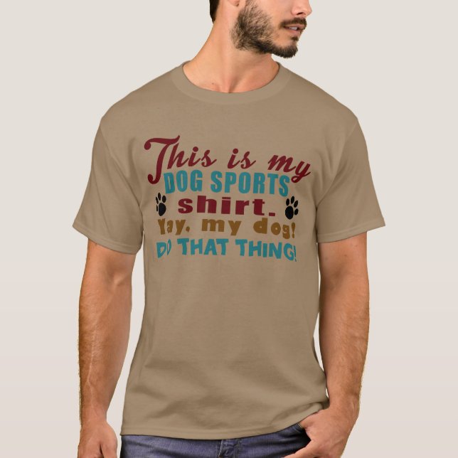 Hundesport T-Shirt (Vorderseite)