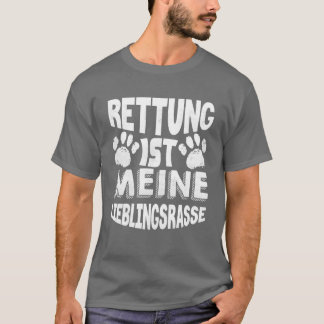 Hundesrettung Hunde Retrogeschenk T-Shirt
