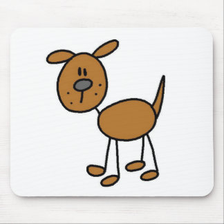 HundeStrichmännchen Mousepad