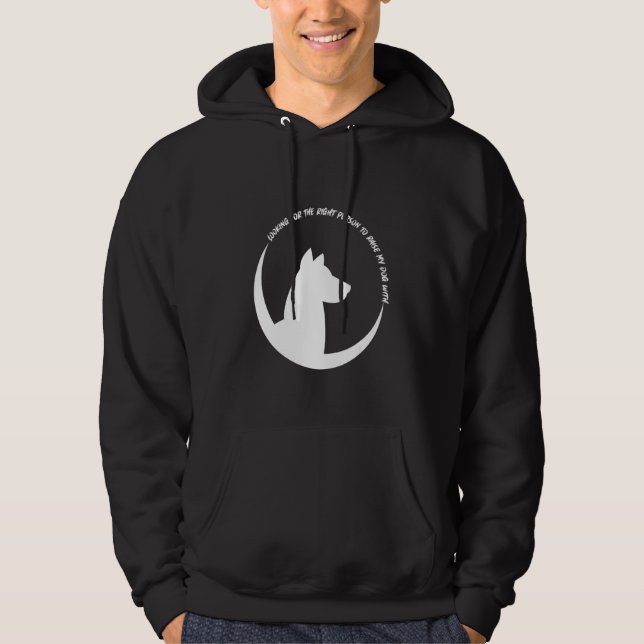 Hundesuche nach Partner Hoodie (Vorderseite)