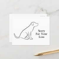 Hundesympathie Es tut uns leid um deinen Verlust