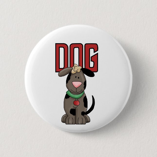 HundeT - Shirts und -geschenke Button (Vorderseite)