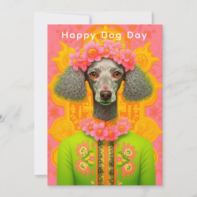 Hundetag Grußkarte - Funny Custom Pater Lover Einladung (Vorderseite)