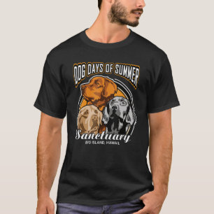 Hundetage Sommer Heiligtum Big Island Hawaii T-Shirt