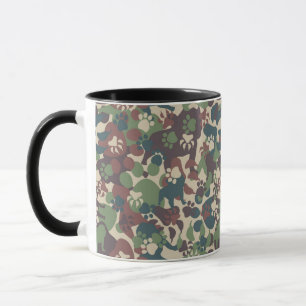 Hundetarnungs-Muster Tasse