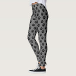 Hundetatze druckt Muster Leggings<br><div class="desc">Spaß-Leggings für Hundeliebhaber</div>