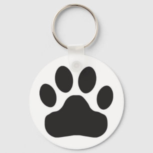 Hundetatzen-Druck des Katzen-Tatzen-Druck-  Schlüsselanhänger