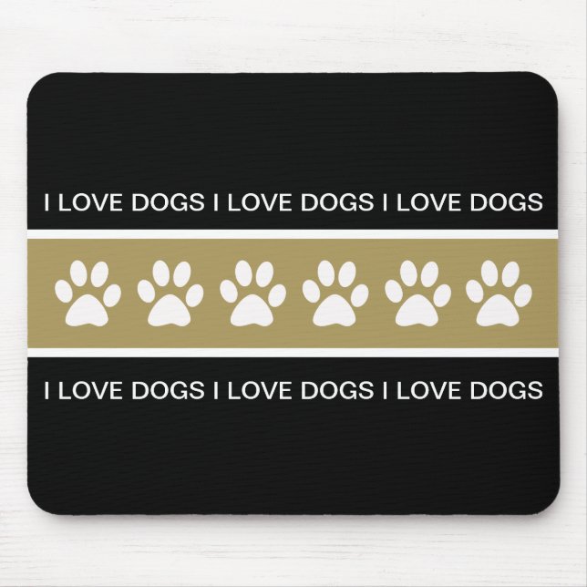 Hundethema-Mausunterlage Mousepad (Vorne)