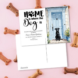 Hundetier ist umgezogen! neue Adressenankündigung Ankündigungspostkarte