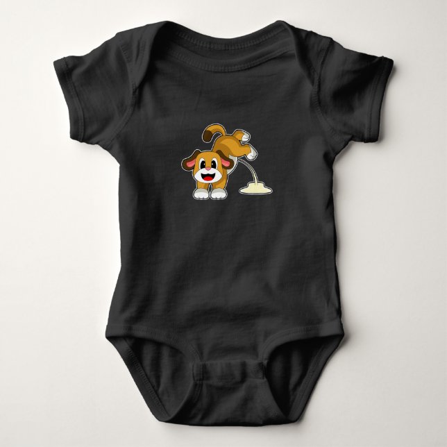 Hundetoilette Baby Strampler (Vorderseite)