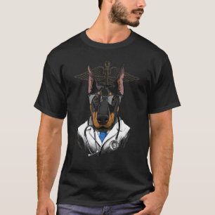 Hundetor Dobermann Pinscher Tierarzt Chirurg Physi T-Shirt