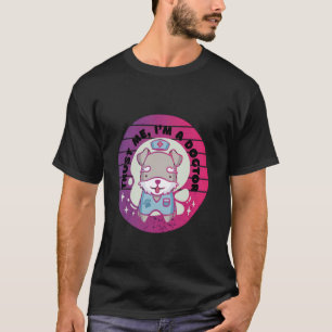 Hundetor Hund Arzt Arbeitskleidung Krankenschweste T-Shirt