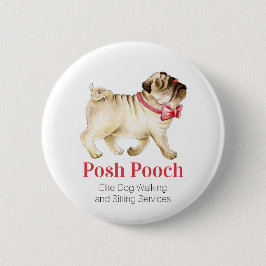 Hundetour und Sitzservice nach Mops Rot Button