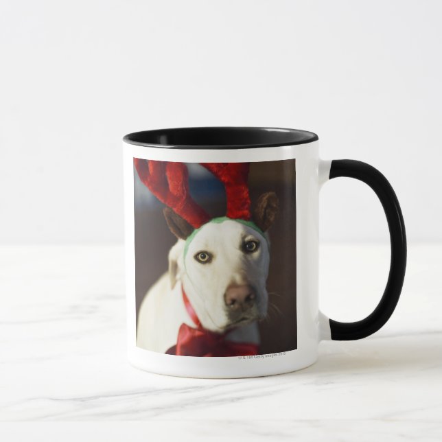 Hundetragende Rengeweihe Tasse (Rechts)