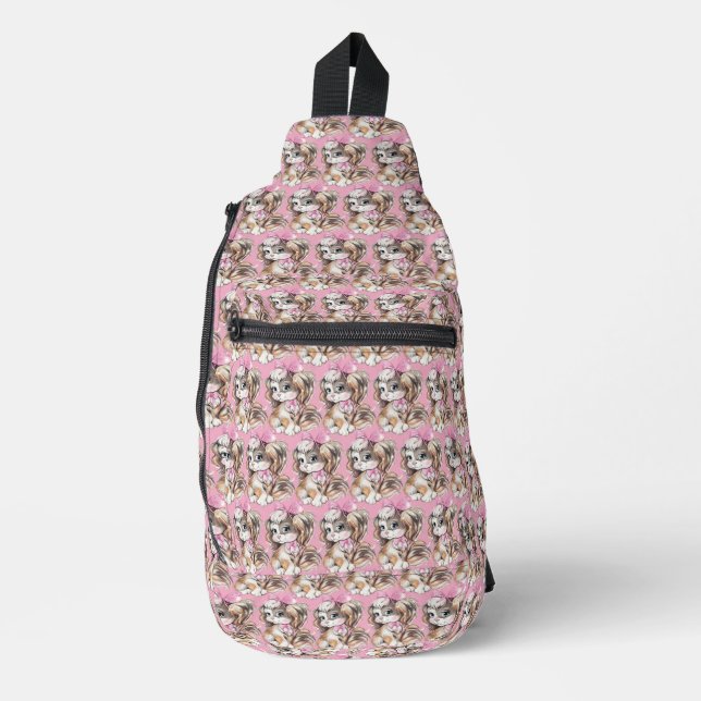 Hundetrageschlinge Tasche (Vorderseite)