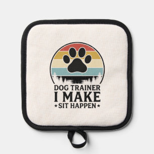 Hundetrainer I Bring Sit Happen Vintage Paw Shirt_ Topflappen
