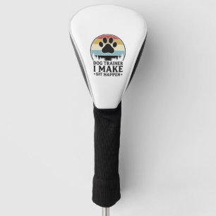 Hundetrainer Ich bringe Sitzen dazu zu passieren V Golf Headcover