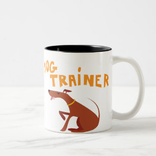 Hundetrainer-Tasse Zweifarbige Tasse