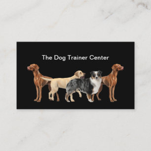 Hundetrainer und Gehorsamstrainingszentrum Visitenkarte