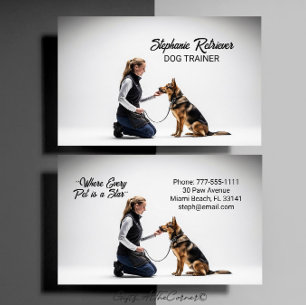 Hundetrainer Visitenkarte