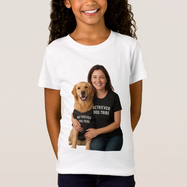 Hundeumarmung T-Shirt (Vorderseite)