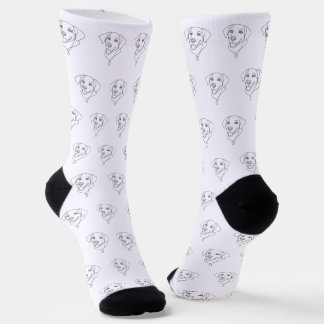 Hundeumriss Socken
