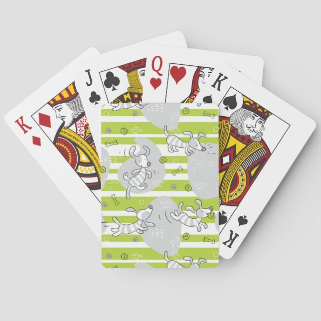 Hundeuntergrund Spielkarten (Rückseite)