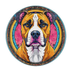 Hundevektorillustration Schneidebrett