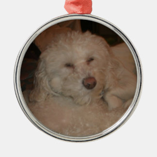 Hundeverzierung Silbernes Ornament
