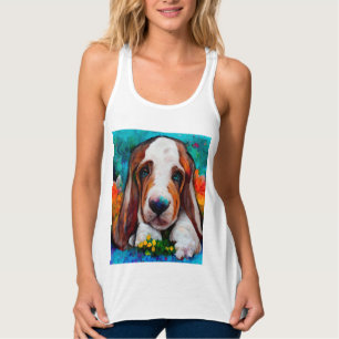 Hundevibes nur niedliche Hundeweibentrickfilme Tank Top