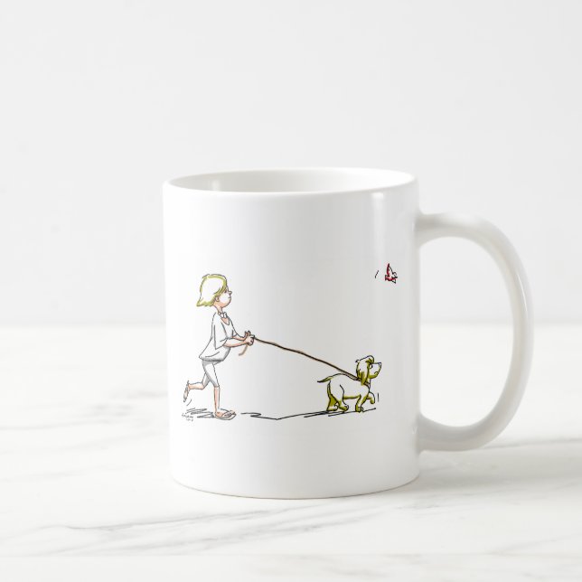 Hundewanderer Kaffeetasse (Rechts)