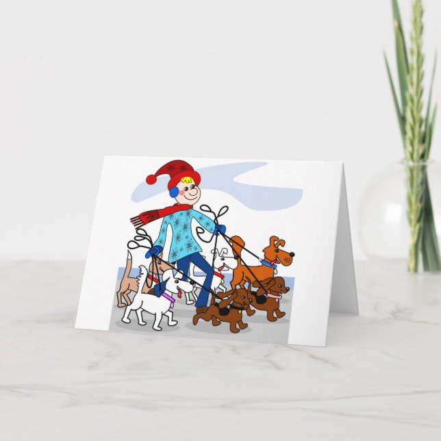 Hundewanderer Karte (Vorderseite)