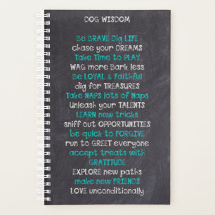 Hundeweisheit - Inspirationsplaner Planer