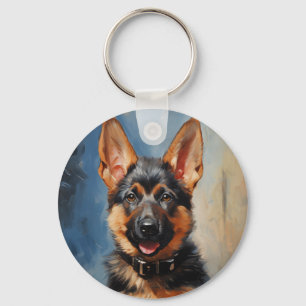 Hundewelpe Schlüsselanhänger