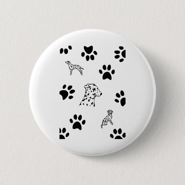 Hundewelpen Button (Vorderseite)