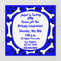 Hundewelpen-Haustier-laden 1. Geburtstags-Party