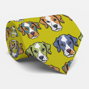 Hundewelpen-Muster Krawatte