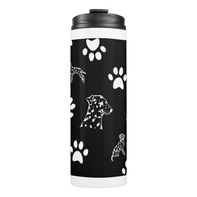 Hundewelpen Thermosbecher (Vorderseite)