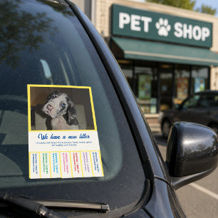 Hundezucht Anzeige Post-it Klebezettel