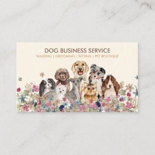 Hundezucht Mehrfach-Tiersitting Visitenkarte