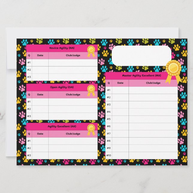 HUNDEZUCHTVERBAND Agility und Jumper Master Titels (Vorderseite)