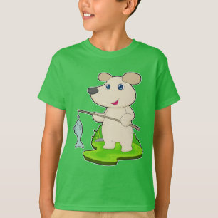 Hundfischer Angelrute Angeln T-Shirt