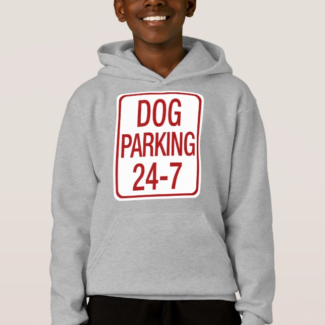 Hundparkplatz Hoodie (Vorderseite)