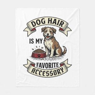 Hundshaar-Shirt Vintage-Gravur Lustiger Hunde-Lieb Fleecedecke