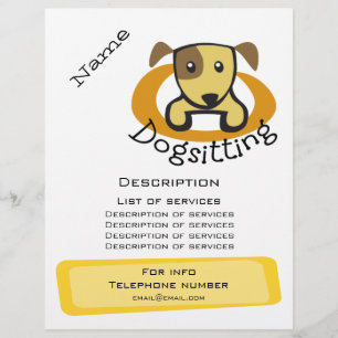 Hundsitting-Aktion Flyer