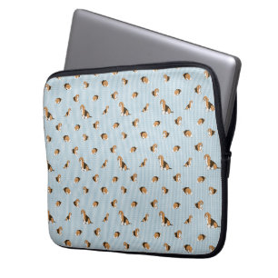 Hundsmuster Laptopschutzhülle