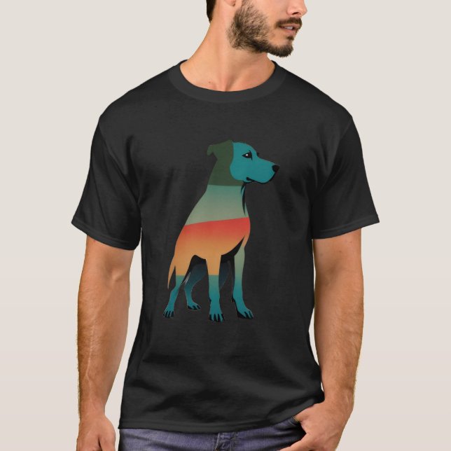 Hungarian Dog Sunset T-Shirt (Vorderseite)