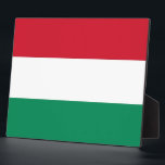 Hungarian Flag Platte Fotoplatte<br><div class="desc">Awesome Platte with Flag of Hungary. This product customizable.</div>