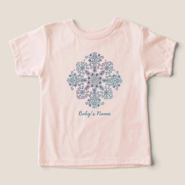 Hungarian Folk - Custom Name  (Design Vorderseite)