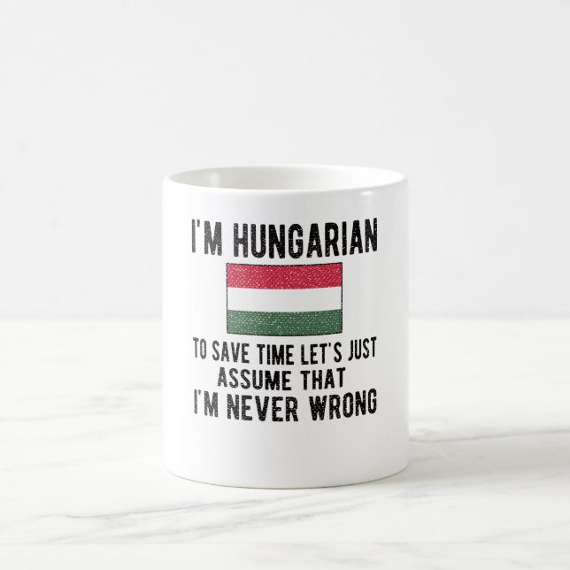 Hungarian Heritage Hungary Roots Hungarian Flag Kaffeetasse (Mittel)